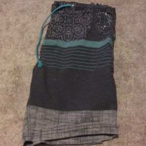 Teal/Charcoal board shorts